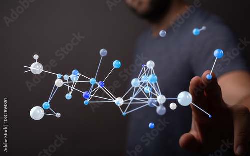 Abstract image of a person ...