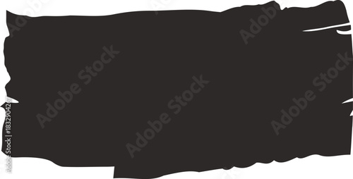 Strip of Paper with Torn Edges