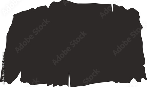 Strip of Paper with Torn Edges