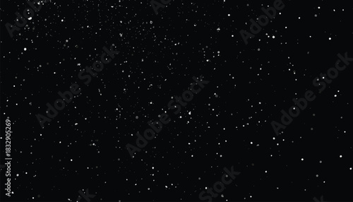 Snow flakes vector background.