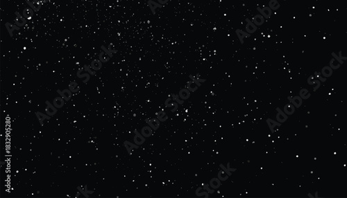 Snow flakes vector background.