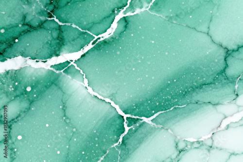 Green Marble Texture, Natural Stone Surface, Cracked Pattern, Interior Design, Wall Decor