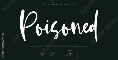 Classy minimalist elegant luxury alphabet font suitable for branding, logo, etc.