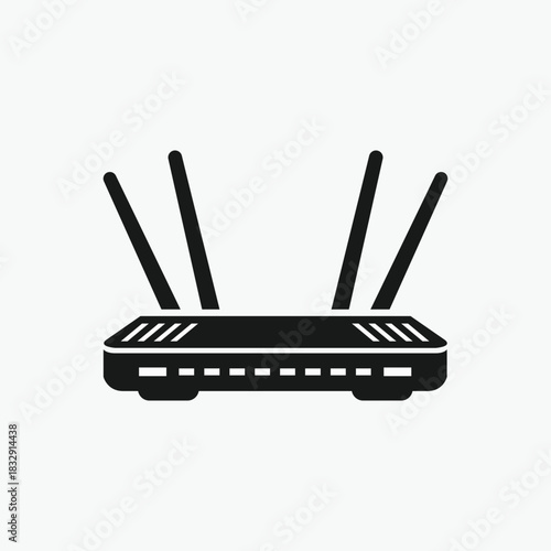 Wifi Router, wireless router, Router hub Icon	