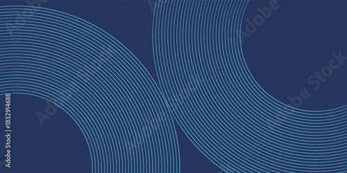 Abstract Digital Circles of Particles with Noise. Futuristic Circular Sound Wave. Big Data Visualization. 3D Virtual Space VR Cyberspace. Crypto Currency Concept. Vector Illustration.