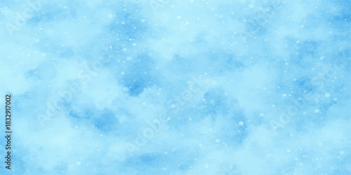 Bright blue sky with white clouds, capturing the light and texture of nature's summer weather or cold winter day