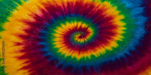 Abstract, colorful, and psychedelic fractal art design with an explosion of rainbow color, light, and geometric swirl patterns