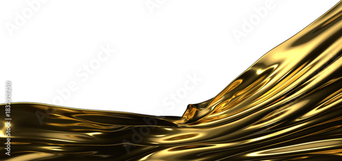 Abstract wavy gold with lux...