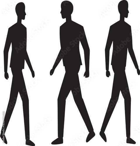 business people silhouettes