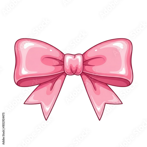 Adorable pink bow for gifts and decorations, perfect for adding a touch of sweetness and charm to your projects, crafts, and designs for any occasion