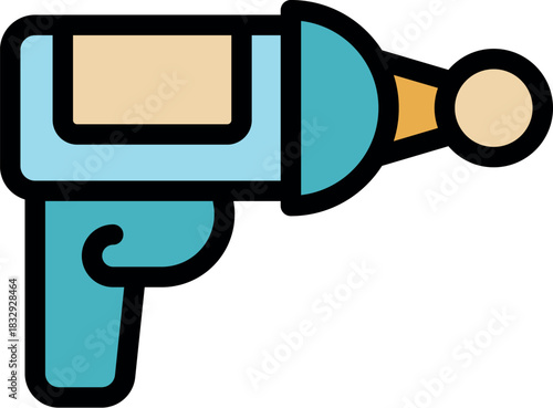 Futuristic communication device emitting light beams, ideal for secret agents in space adventures