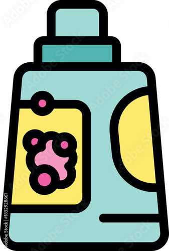 Stain remover detergent bottle ensures efficient and powerful cleaning for spotless laundry