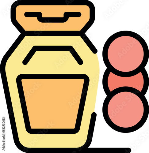 Foundation makeup liquid bottle with blush palette showing cosmetics and beauty products for professional makeup