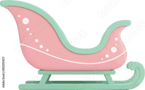 baby carriage on white background