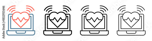 Smart Health Device Icon Collection Set Different Style