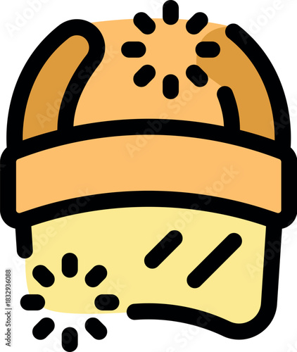 Welding helmet protecting a welder from sparks and radiation during metalworking