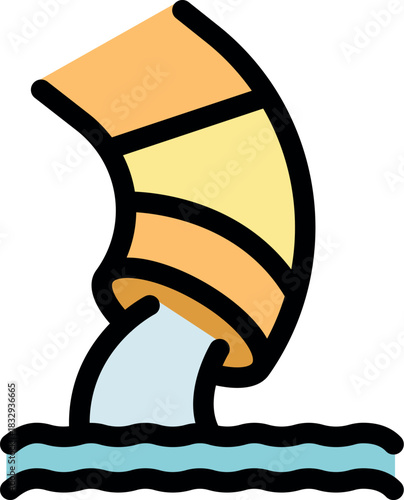 Polluted water is pouring from an industrial pipe into a river, symbolizing environmental damage and water contamination