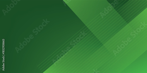 Abstract green sporty background template vector with shiny lines and lights. Green background with strong pattern design.Eps10 vector