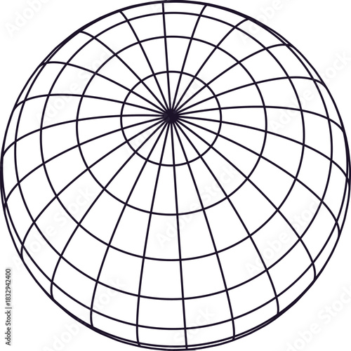 Global wireframe grid representing world connectivity network