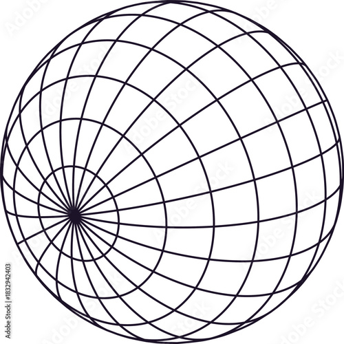 Global grid sphere connecting world information network