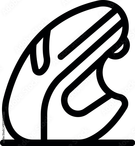 Modern wireless mouse boasting an ergonomic design for enhanced comfort and precise control