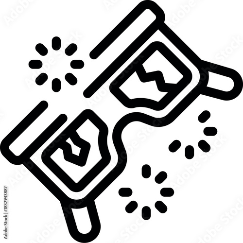 Vr glasses creating immersive experience of fireworks, blending virtual reality with festive celebrations