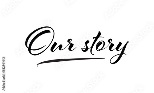 our story sign