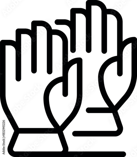 Gardening gloves providing essential protection for hands involved in gardening activities