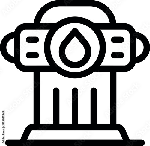 Fire hydrant standing ready for emergency situations, ensuring water access for firefighting and protection