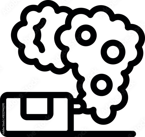 Fumigation process applied to a parcel, ensuring safety and hygiene by eliminating pests and pathogens