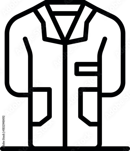 Medical uniform with pockets and name tag ensuring hygiene and safety in healthcare settings