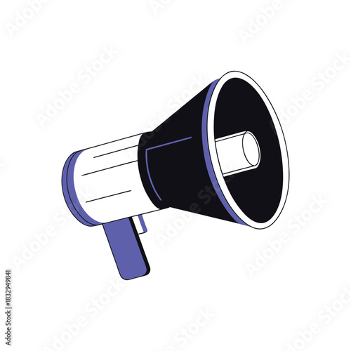Megaphone speaker for announce, advertising, promotion, and Grand sale