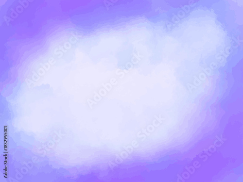 紫の水彩グラデーション抽象背景ベクター ・Purple Watercolor Gradient Abstract Background Vector