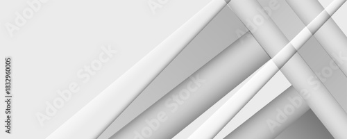 White vector minimalist simple and modern abstract geometric background. Vector presentation background for business, corporate, institution, party, festive, seminar, and talks.