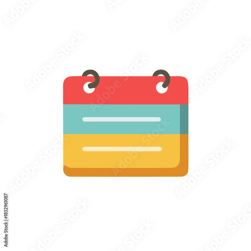 Attractive Simple illustration with EPS format design of index card isolated on white and transparent background, Clipart set, Minimalist illustration