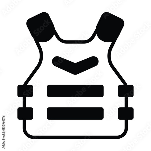 Life Vest Vector icon which can easily modify or edit
