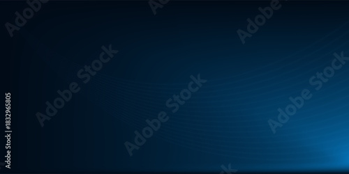 Abstract geometric curved lines technology on dark blue backgroung. High speed motion moving concept. Vector illustration