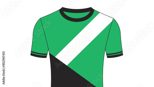 Modern football jersey vector illustration with abstract design and bright colors