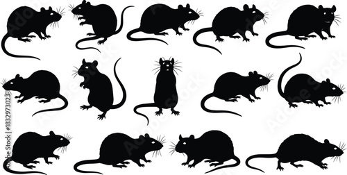 Set of isolated green grass mounds, trees, and hedge bushes, vector illustration for natural park landscapes, architectural plan rendering, and garden design elements.