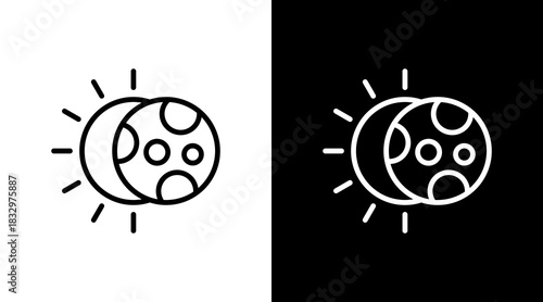 Eclipse  White Icon Set Design