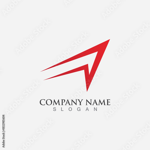 Faster Logo Template vector icon