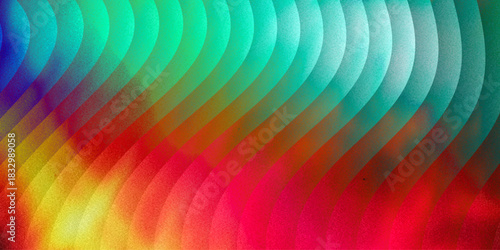 Neon glass spiral wave of transparent lines with blue brown gradient on dark 3d background. Abstract dna structure for science technology design. Futuristic graphic render wallpaper. 3D illustration