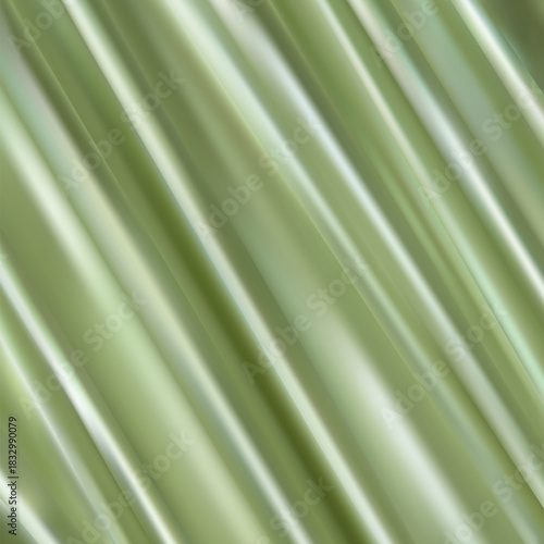 Green wrinkled silk. Fabric texture useful as a background. eps 10