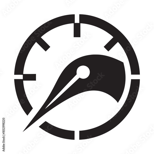 Timeless Birdbeak Pen Logo Classic Design