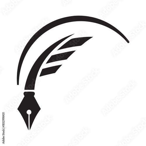 Pen Birdbead Timeflow Mark Creative Logo