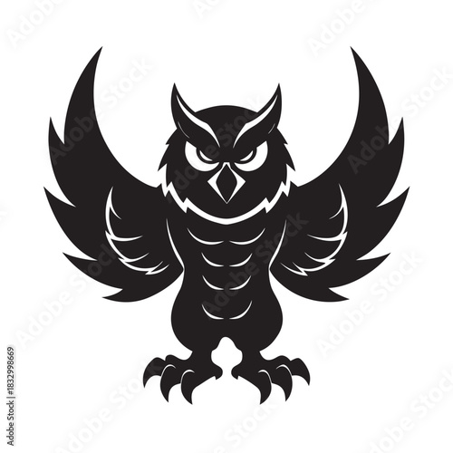 Fierce Owl Moon Seize Creative Symbol