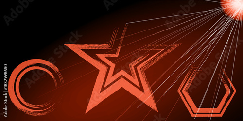 Tire tracks, motorbike wheel or car tread marks, grunge vector. Bicycle or motocross road rally tire tracks, speed motorbike racing rubber track pattern, traction tires in red.