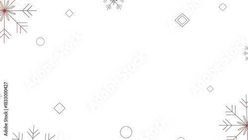 Minimalist Scandinavian Christmas Background