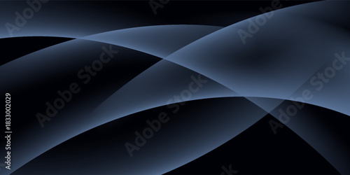 Modern black dark blue white abstract background. Minimal. Color gradient. Web banner. Geometric shape. 3d effect. Lines stripes triangles. Design. Futuristic. Metal metallic effect. Luxury. Premium.