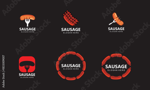 Sausage Logo Collection for Food Branding
